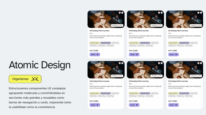 Interfaz UX/UI App de Cursos Online